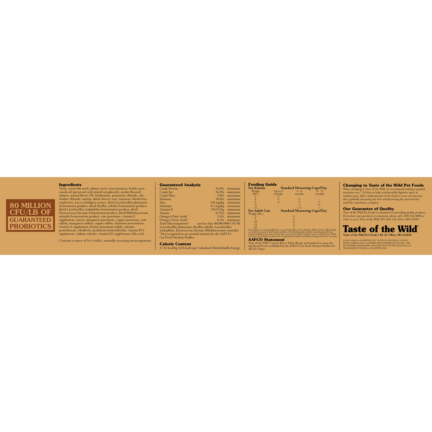 Gatarina Taste of The Wild Canyon River