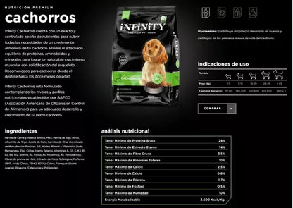 Perrarina Infinity Cachorros 10kg